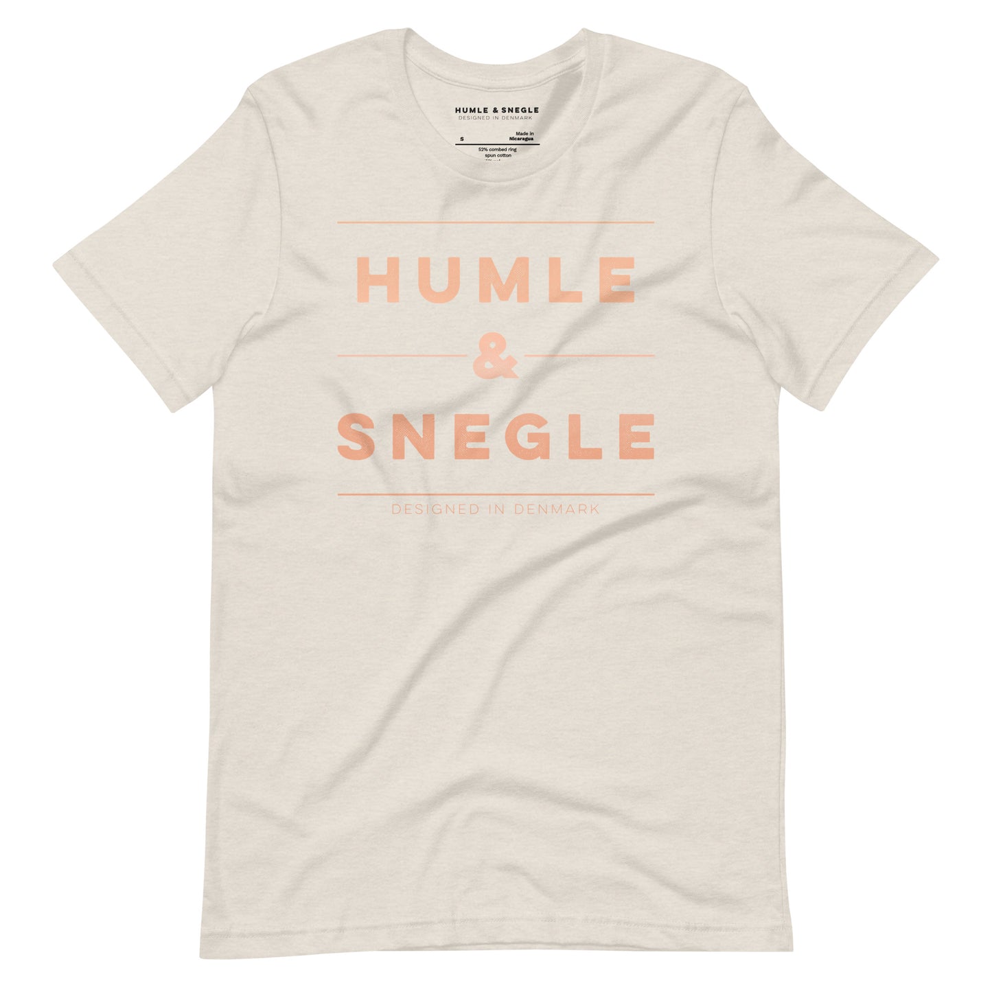 Humle & Snegle Rose Gold Logo T-Shirt