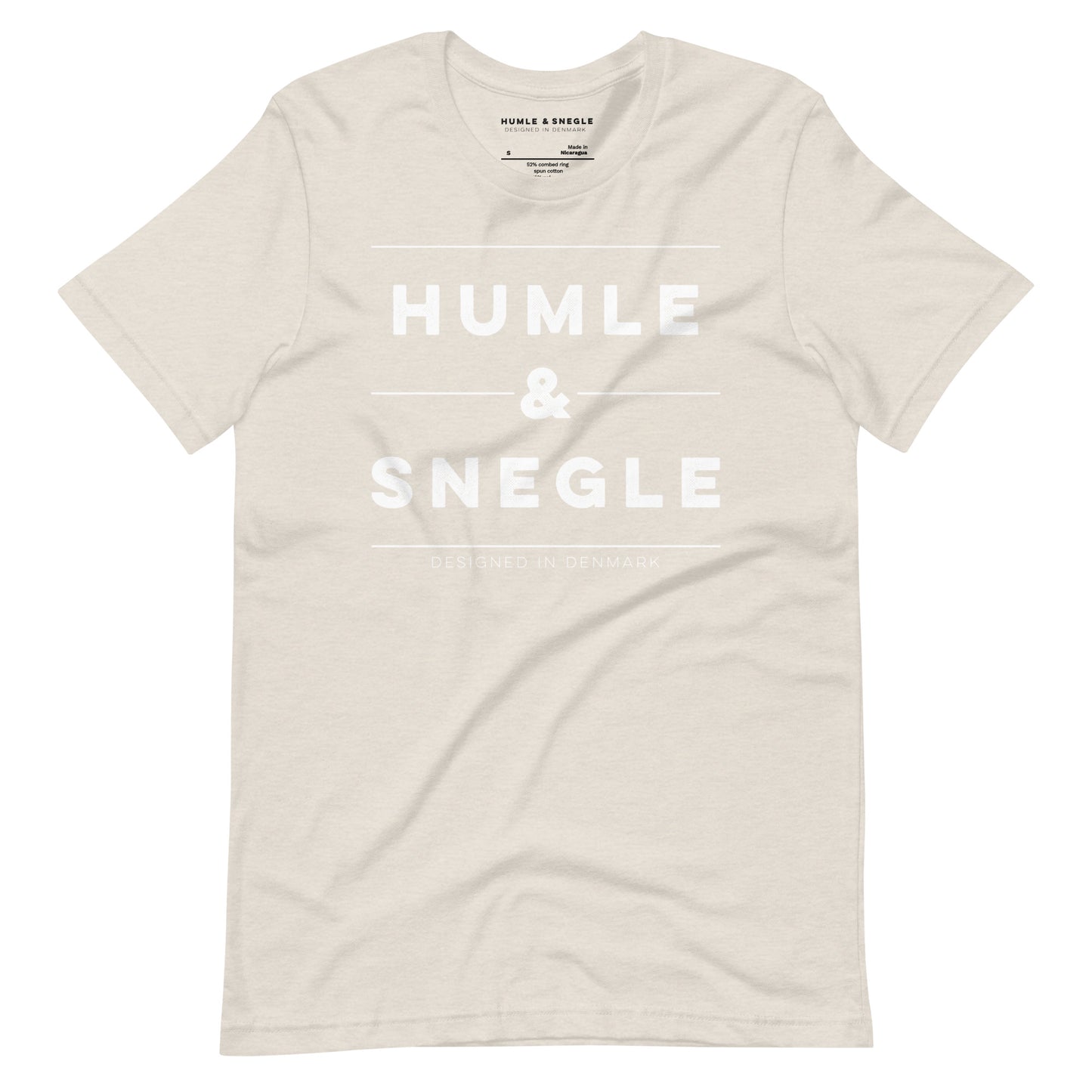Humle & Snegle White Logo T-Shirt