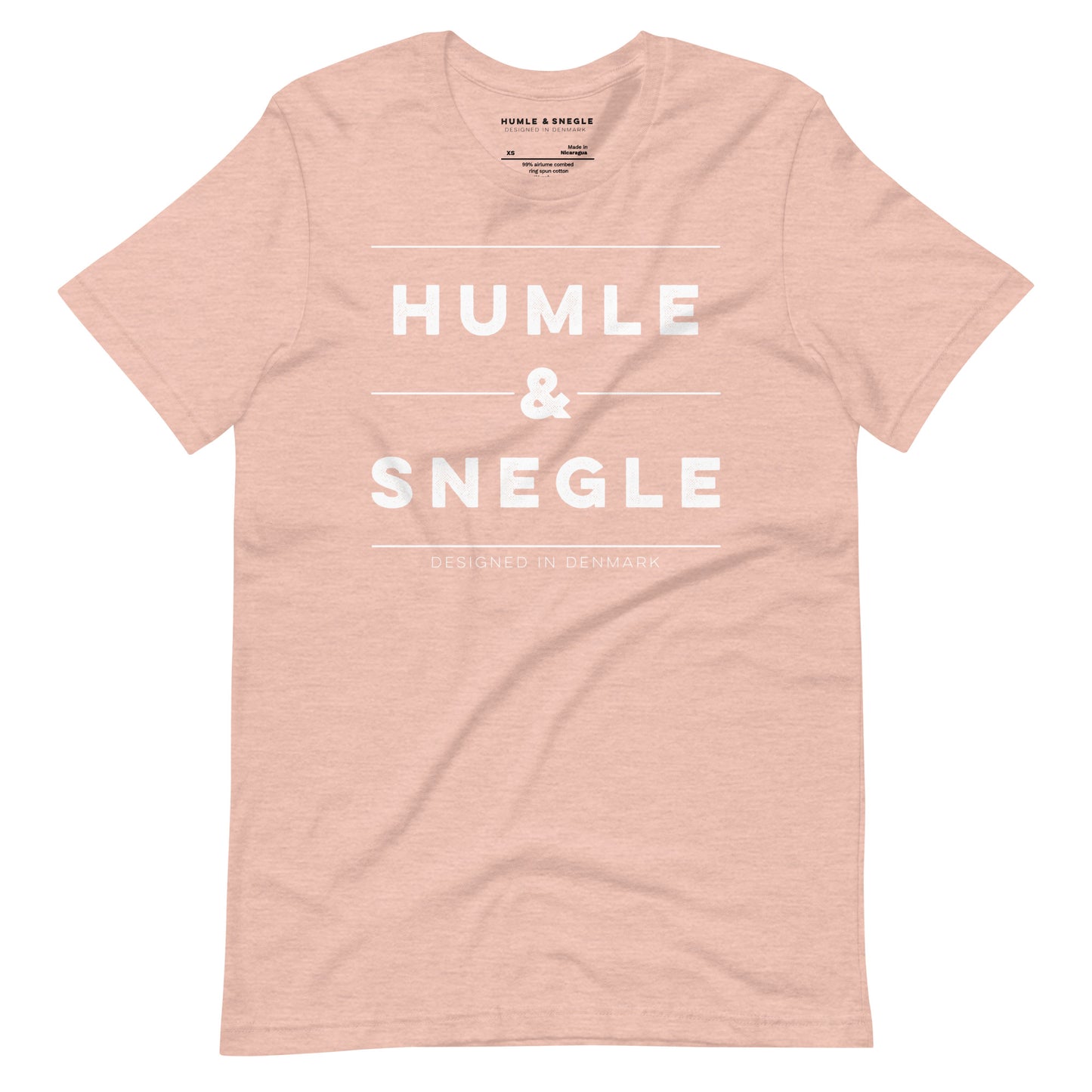 Humle & Snegle White Logo T-Shirt