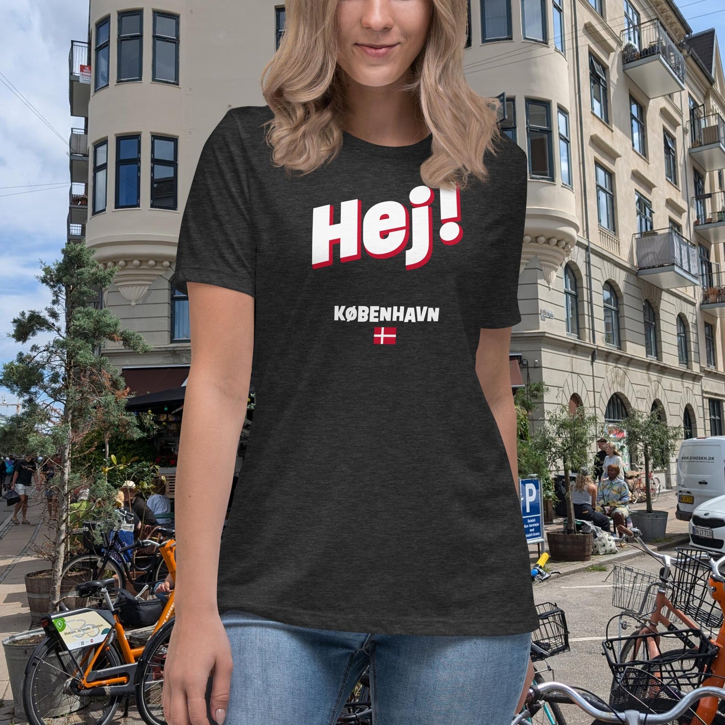 Women's Relaxed Fit "Hej!" T-Shirt