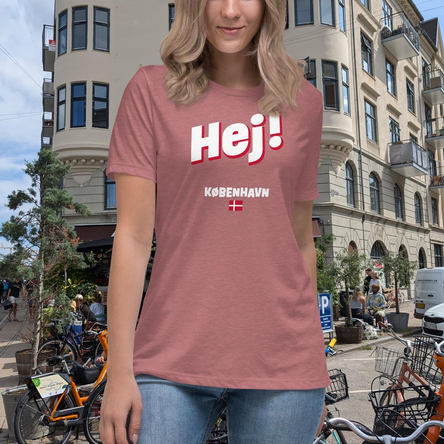 Women's Relaxed Fit "Hej!" T-Shirt